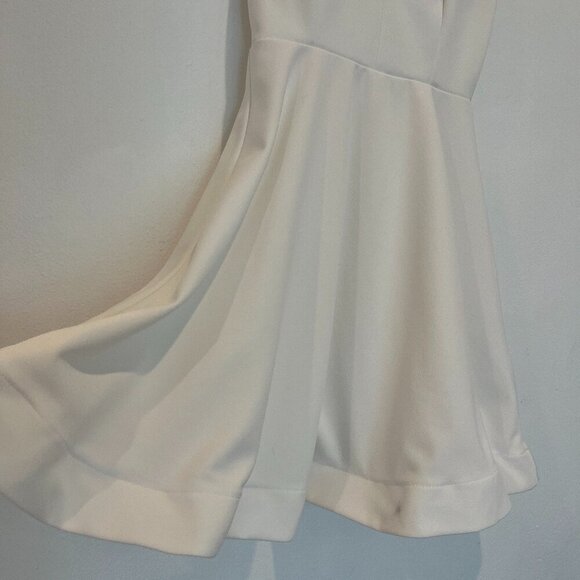 Papaya White Mini Flare Dress Size small - Picture 2 of 7